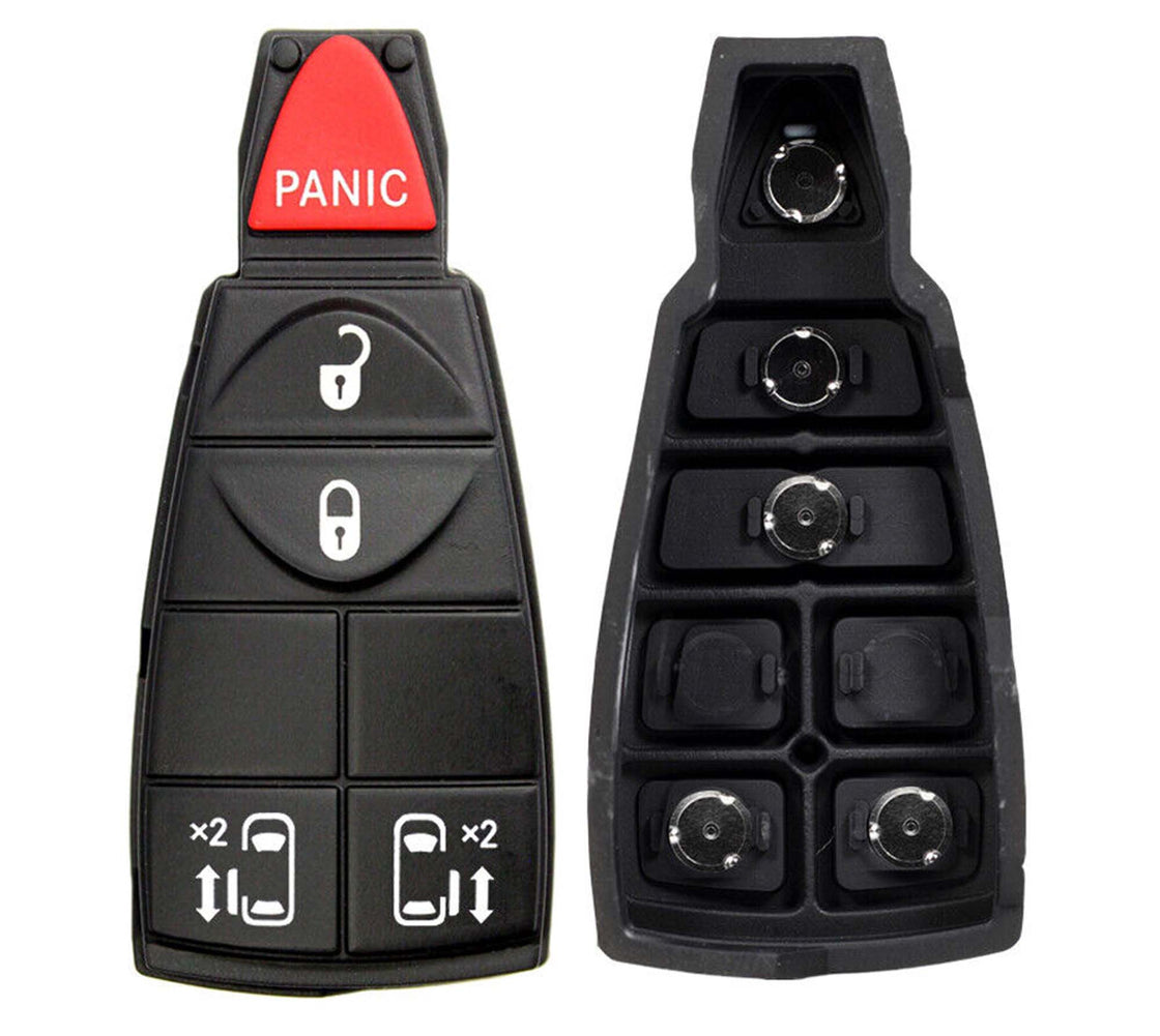 2011 Chrysler Town & Country Replacement Key Fob Remote Rubber Buttons Pad