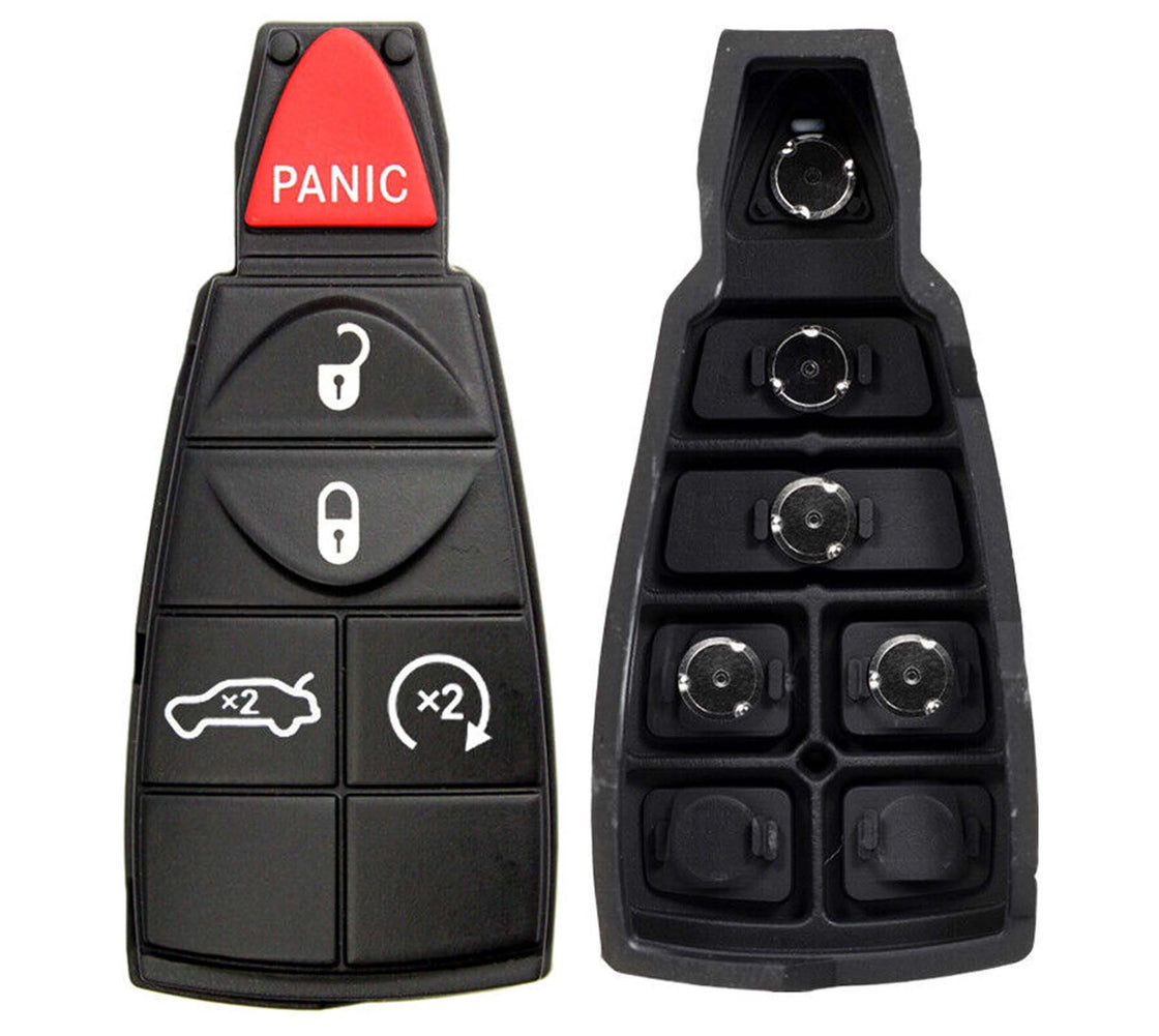 2014 Dodge Challenger Replacement Key Fob Remote Rubber Buttons Pad