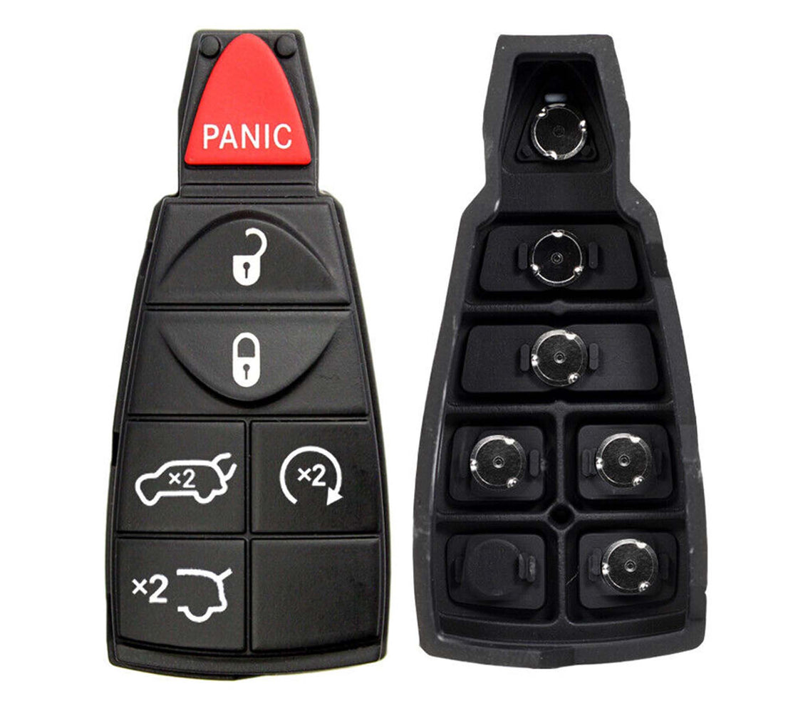 2010 Jeep Commander Replacement Key Fob Remote Rubber Buttons Pad