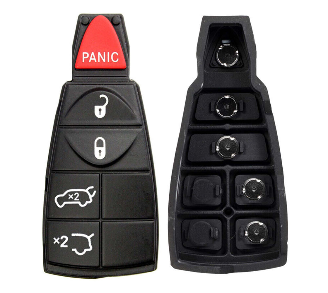 2010 Jeep Commander Replacement Key Fob Remote Rubber Buttons Pad