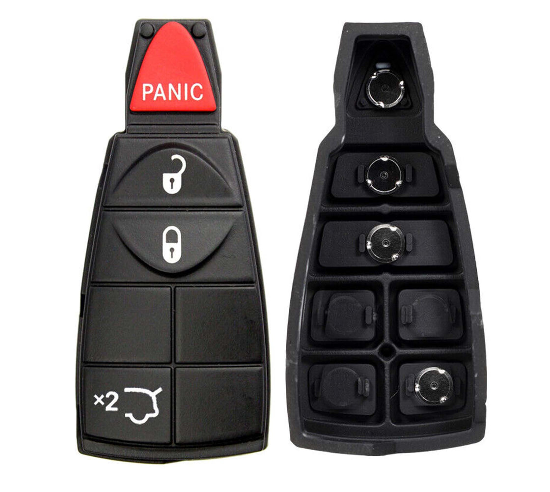 2010 Jeep Commander Replacement Key Fob Remote Rubber Buttons Pad