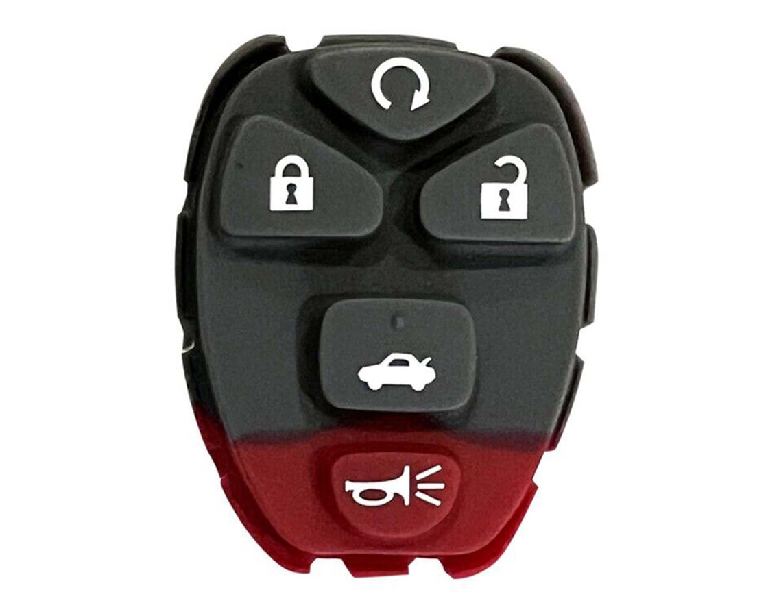 2010 Chevrolet Malibu Replacement Key Fob Remote Rubber Buttons Pad