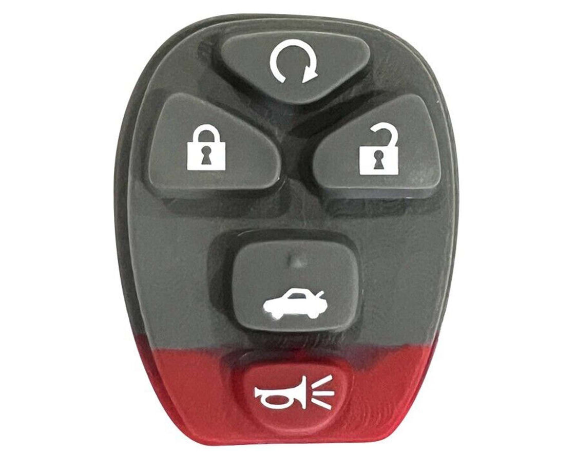 2007 Chevrolet Impala Replacement Key Fob Remote Rubber Buttons Pad